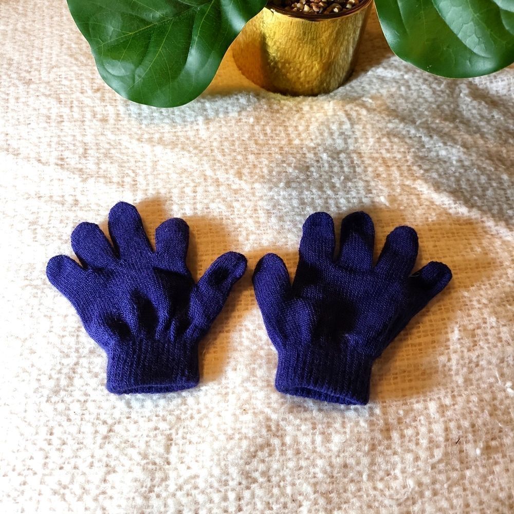 Kids gloves, knitted